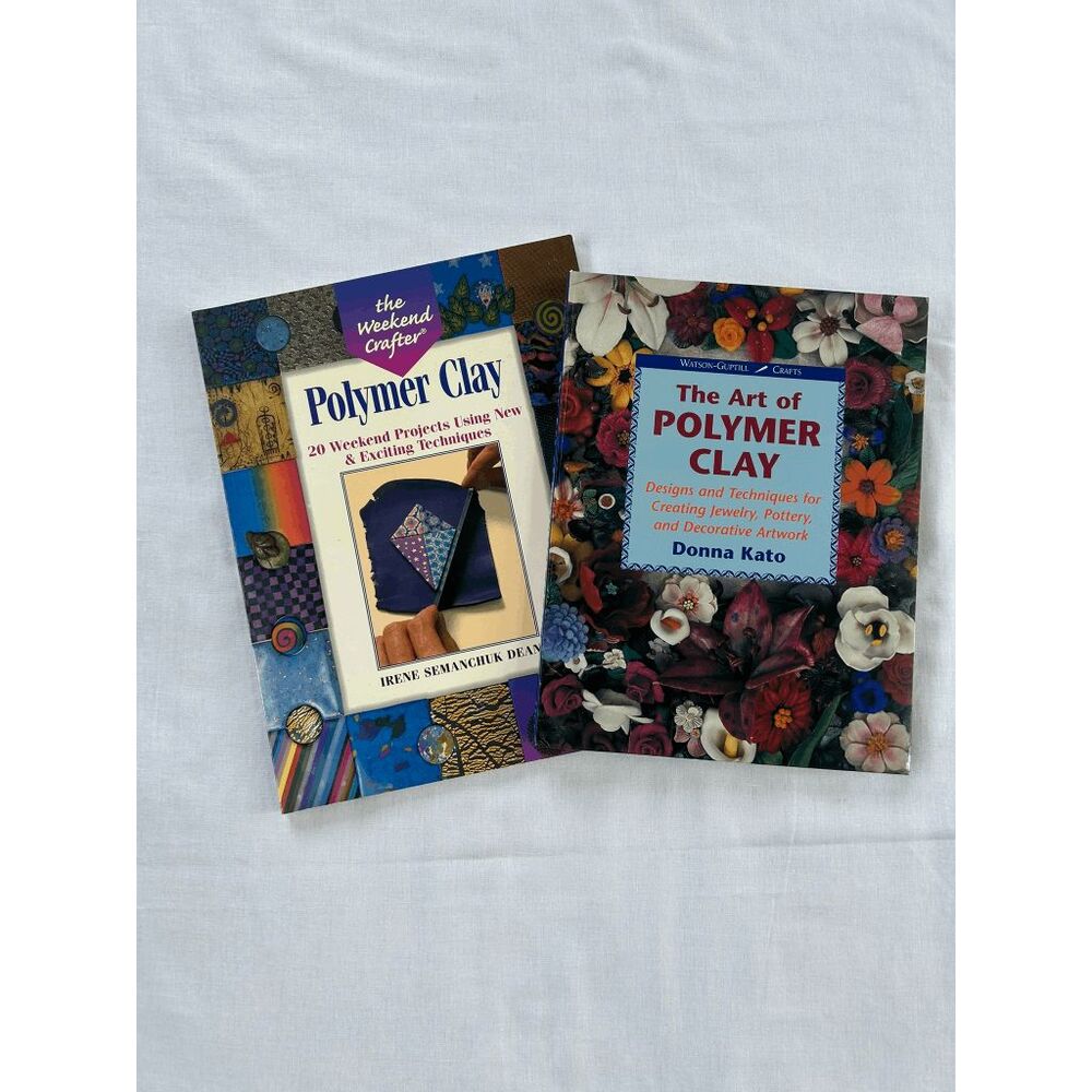 Polymer Clay Craft Books Set, Techniques and Projects, Crafting, Clay, Art